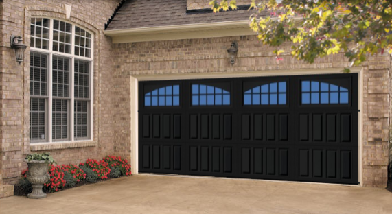 Black Garage doors